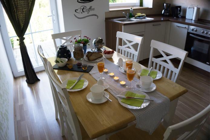 Frühstück in der Ferienwohnung Efeu