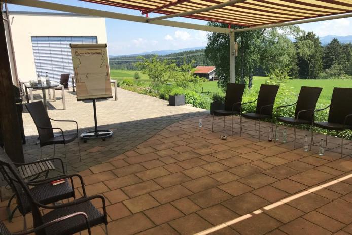 Freizeithaus Allmannsried - Panoramaterrasse