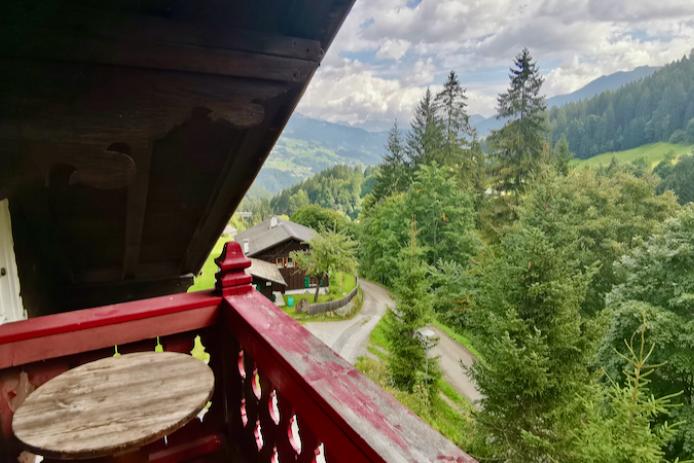 Bergblick vom Balkon