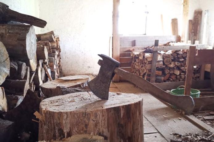 Holz für den Kachelofen