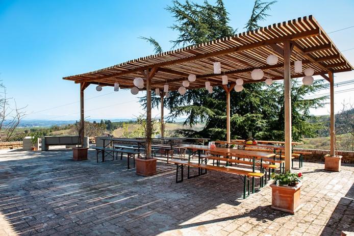 Überdachte Terrasse