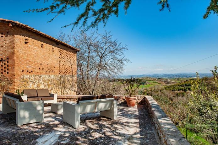 Traumhafter Ausblick von der Terrasse