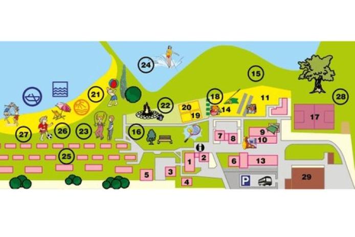 Lageplan Feriendorf Dorado