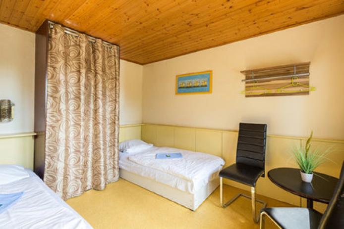 2-Bettzimmer Bungalow am Strand