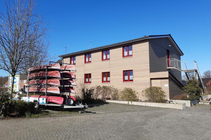 Silvias Gästehaus von der Straße aus