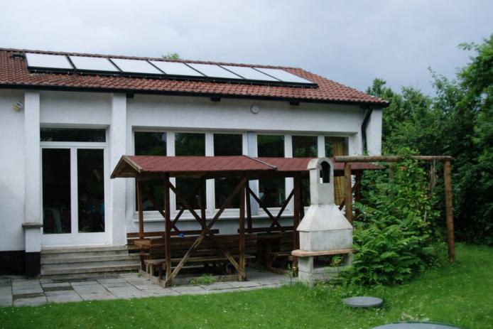 Sitzbereich mit Grill