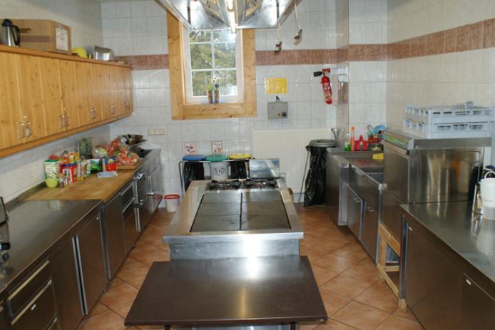 Gut ausgestattete Gastroküche