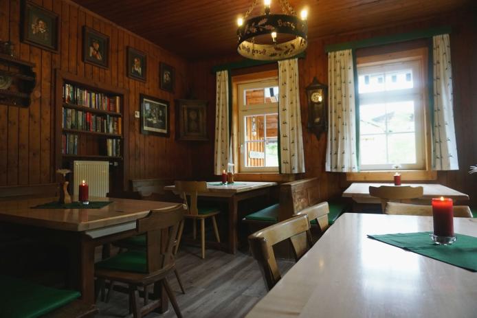 Aufenthaltsraum Sporta-Hütte