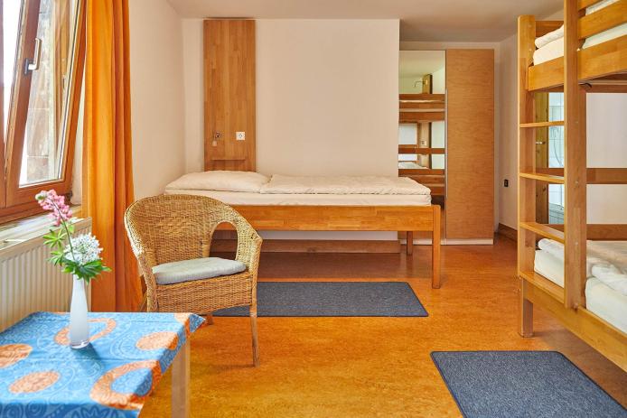 Zimmer 2 mit 3 Betten