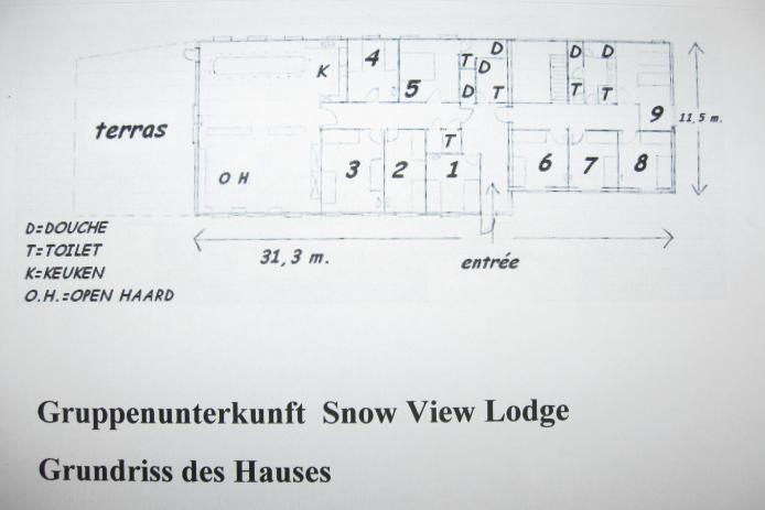 Grundriss des Hauses