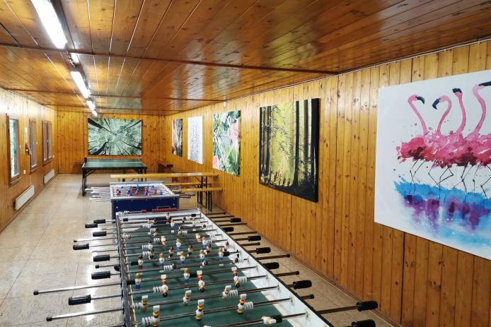 Spielhalle (Kicker / Tischtennis)