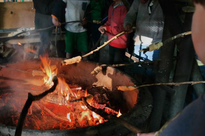Grillplatz Stockbrotabend