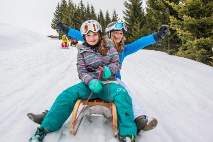 ... Rodeln am Reiterkogel ...