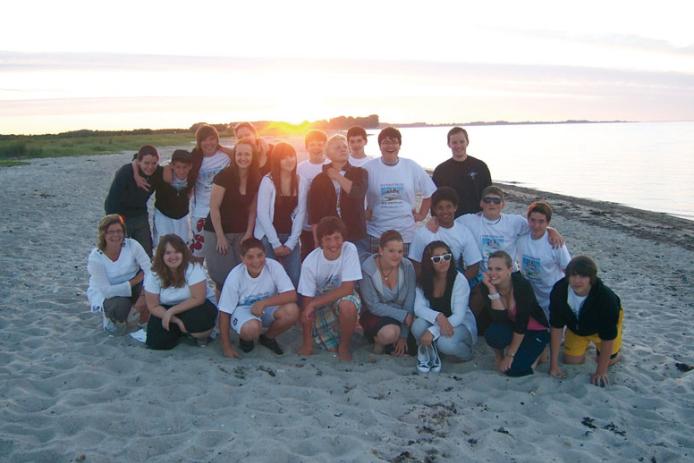 Gruppenfoto der Abschlussfahrt (Kundenfoto)