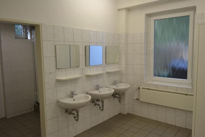 einer der beiden Waschräume