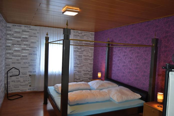 Blick in die Schlafzimmer