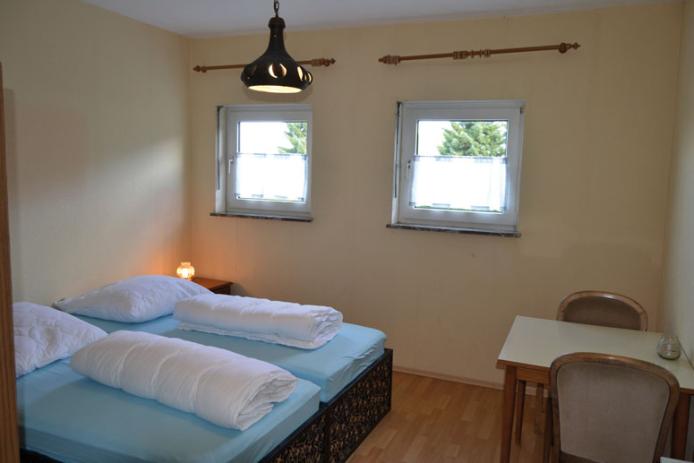 Blick in die Schlafzimmer