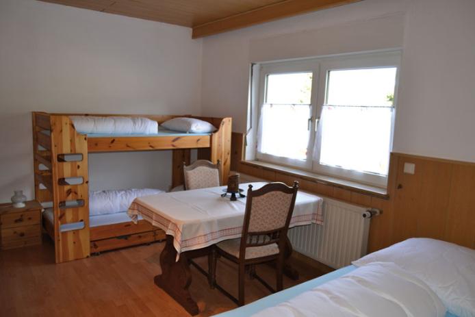 Blick in die Schlafzimmer