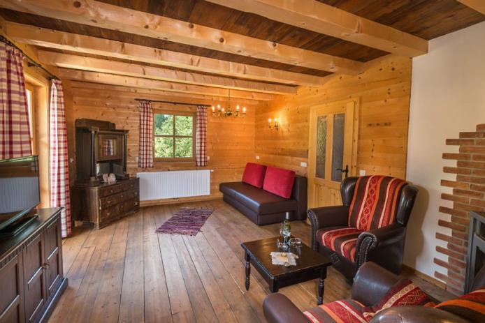 Wohnzimmer mit Kaminofen