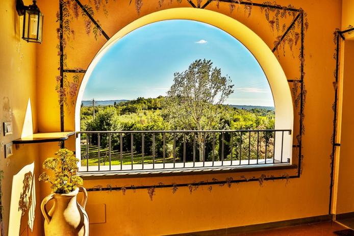 Blick in die toskanische Landschaft