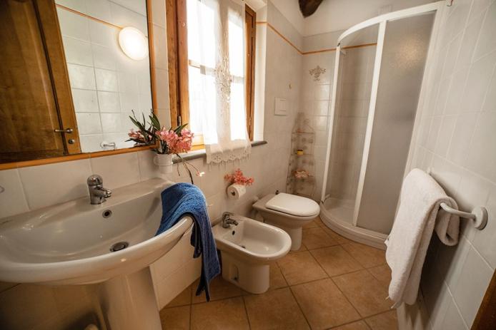 Jedes Apartment hat ein eigenes Bad