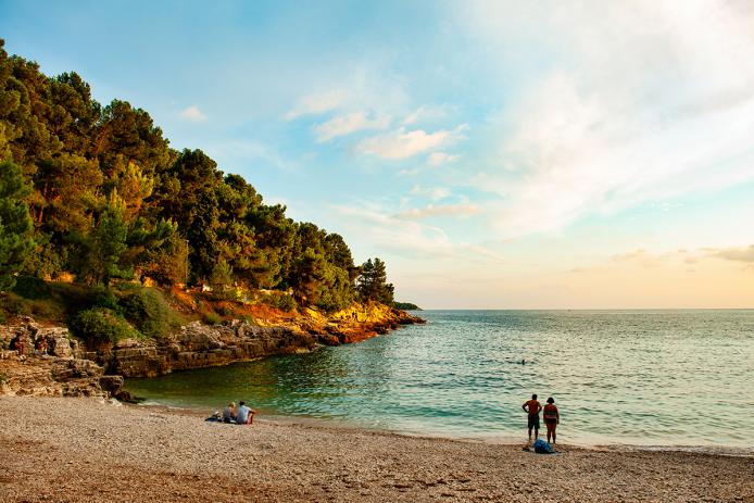 Die Badebucht nur 150m vom Haus entfernt
