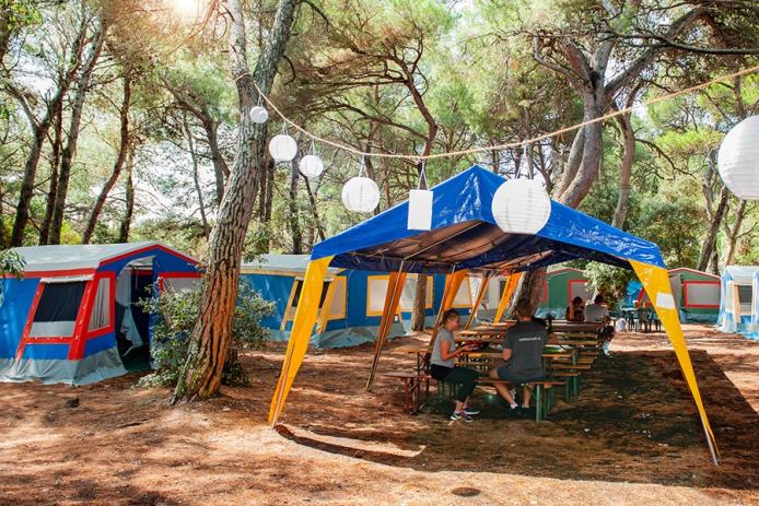 Der Aufenthaltspavillon