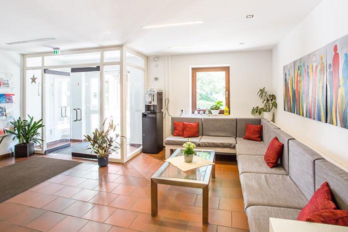 Eingangsbereich im Gästehaus