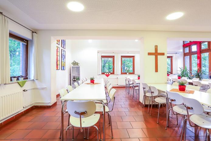 Speisesaal im Gästehaus