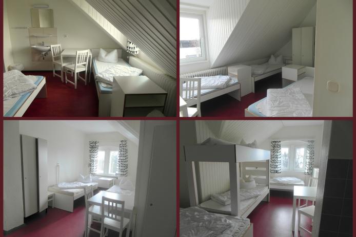 Drei- und Vierbettzimmer
