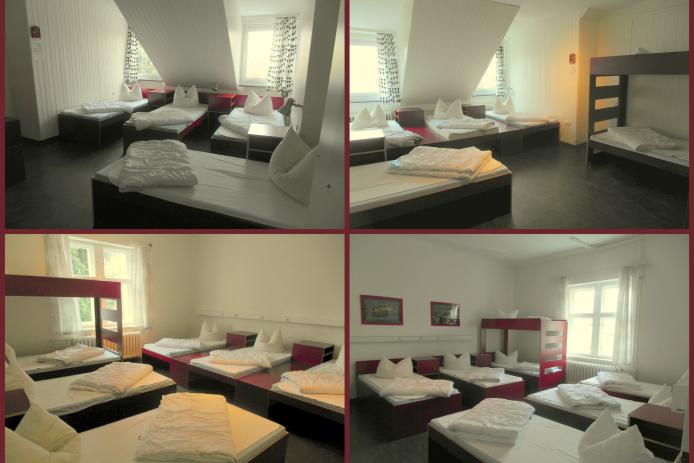 Sechs- und Siebenbettzimmer