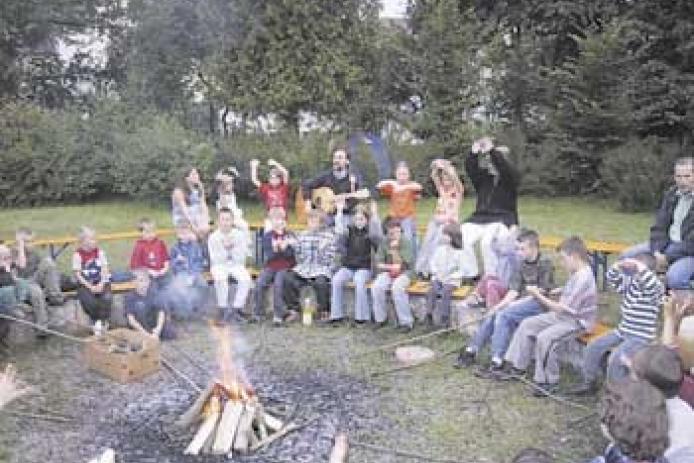 Grillplatz im Garten