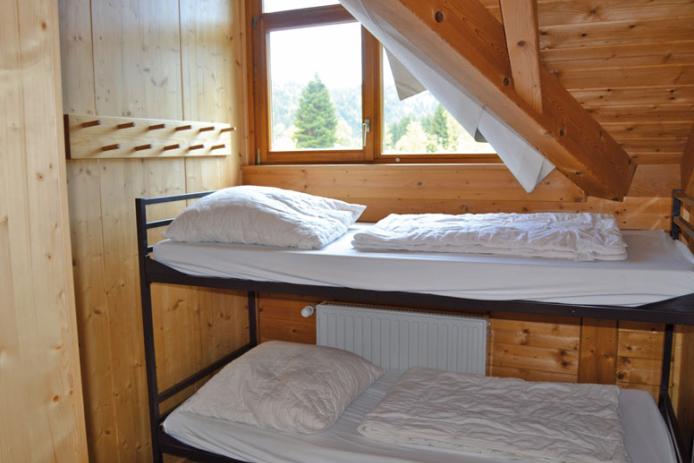 Schlafzimmer mit Etagenbett