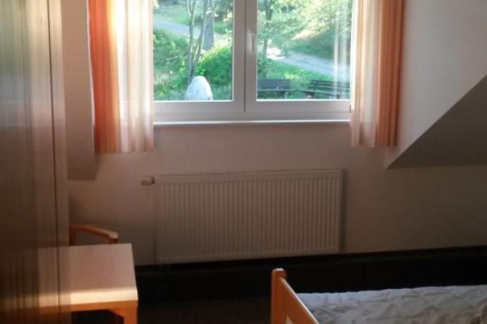 Aussicht ins Grüne aus einem DZ