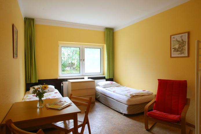 Das Gruppenhaus hat insgesamt 14 Zimmer.