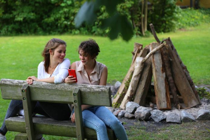 Lagerfeuerplatz und Holz sind da.