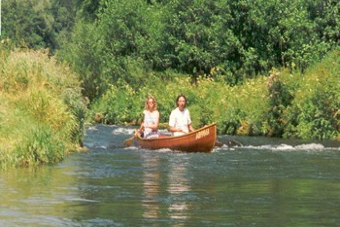 Kanufahren auf der Fulda