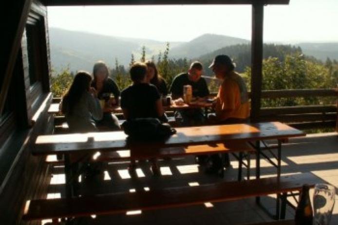 Überdachte Terrasse