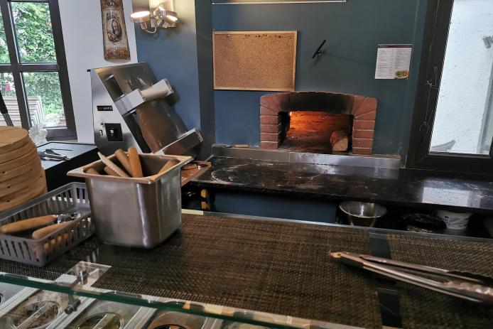 Pizzaofen im "Il Cavallino"