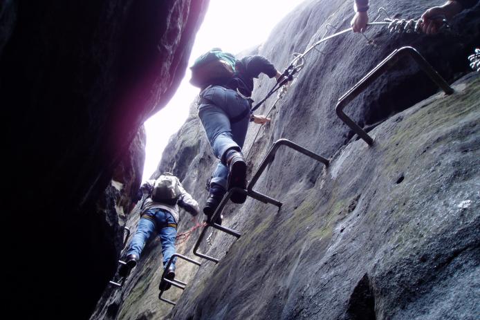 Klettersteig Sächsische Schweiz