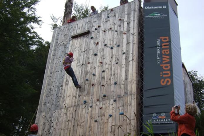 Kletterturm Südwand