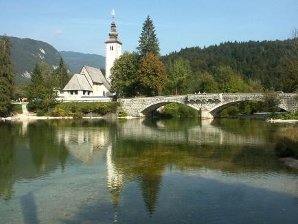 Bohinjsko jezero im Nationalpark Triglav
