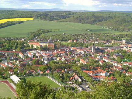 Die thüringische Musik- und Bergstadt Sondershausen im Kyffhäuserkreis