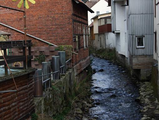 Die Fulda in Gersfeld