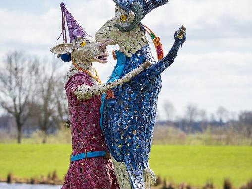 „Tanzende Schafe“ beim Aper Tief