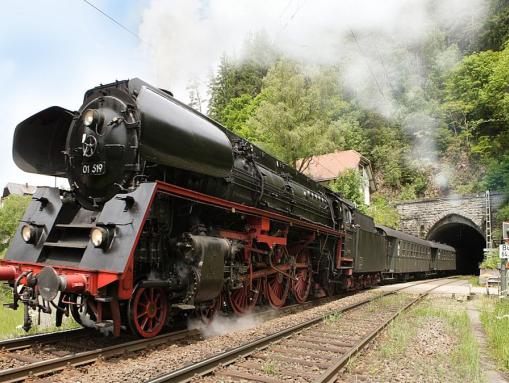 Dampflok auf der Schwarzwaldbahn