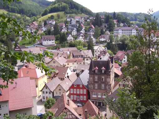 Blick vom Promenadenweg