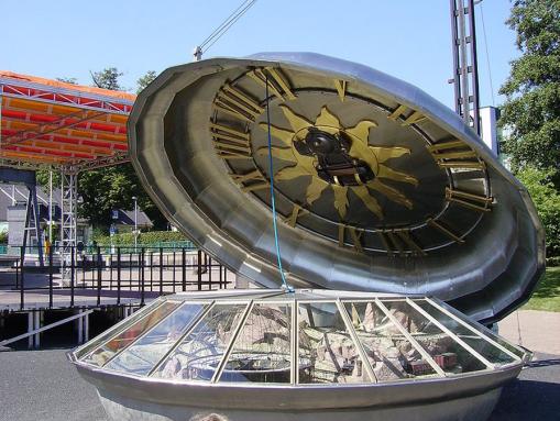 Taschenuhr im Familiengarten