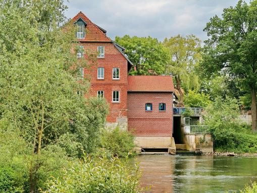 Die 1974 stillgelegte Okermühle