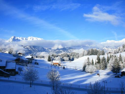 Sonnenaufgang Werfenweng-Hochkönig